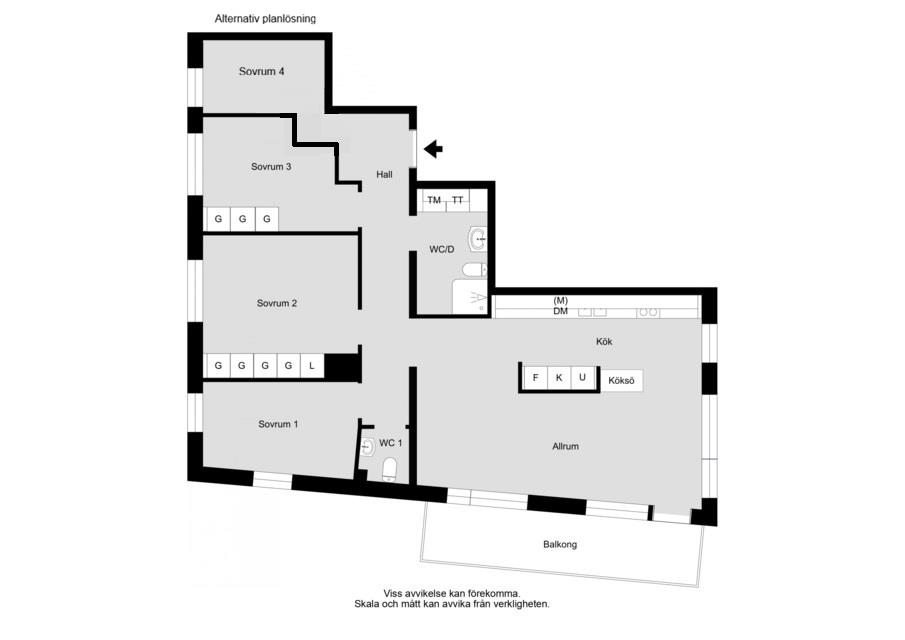 En magisk utsikt över Uppsala stad – En mycket påkostad bostad med fönster i tre väderstreck