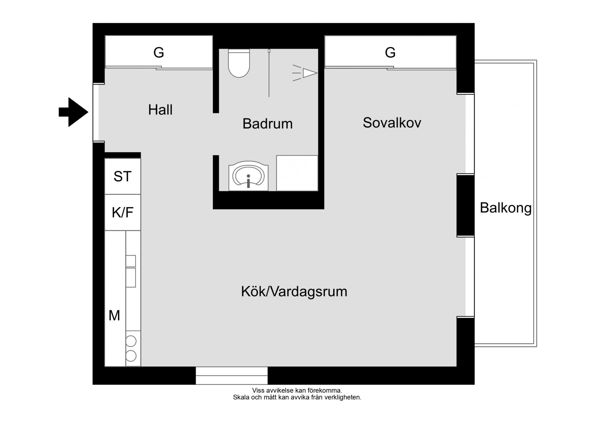 Kvadratsmart och stilrent boende med hög standard och stor balkong i ett mycket attraktivt läge