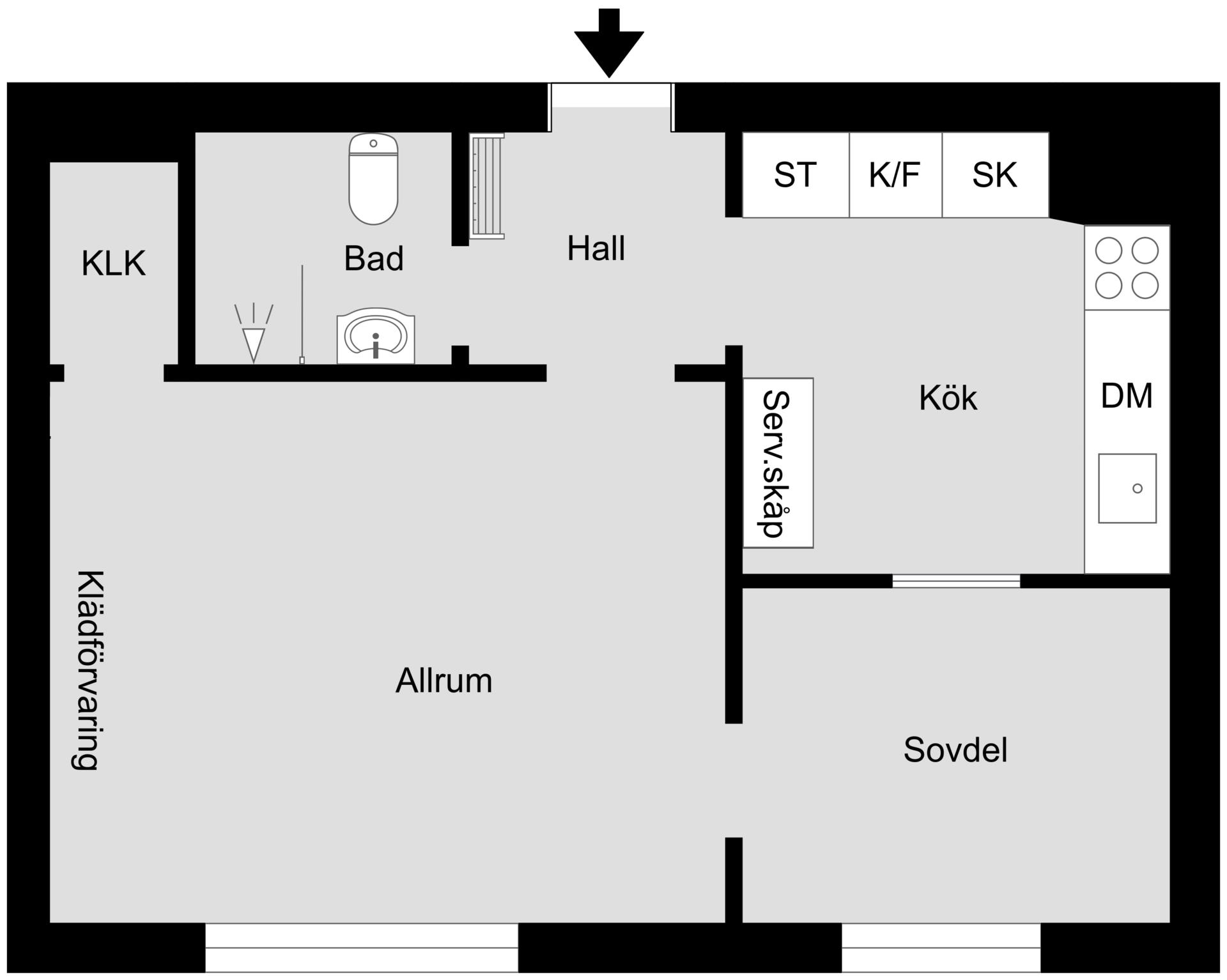 Funktion som en minitvåa