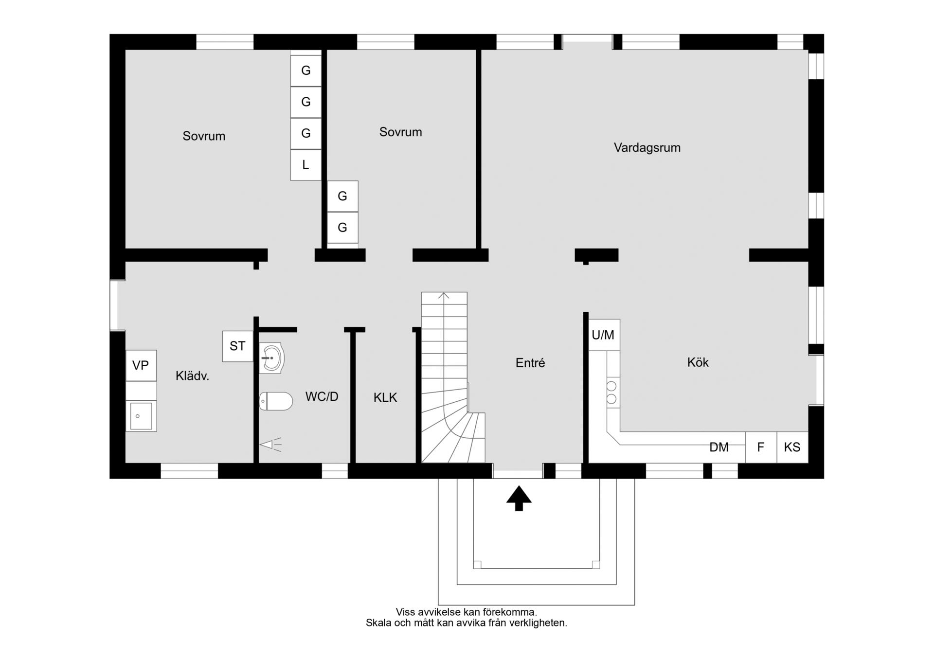 Mycket fin 1,5-plansvilla med garage i stilrent utförande i trivsamma Järlåsa